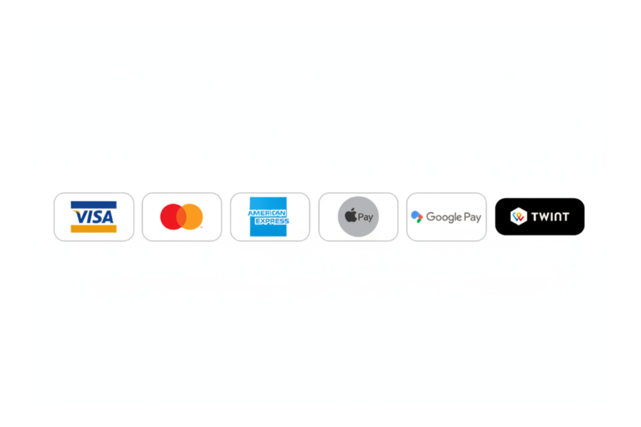 Payment Banner mit echtem TWINT Logo